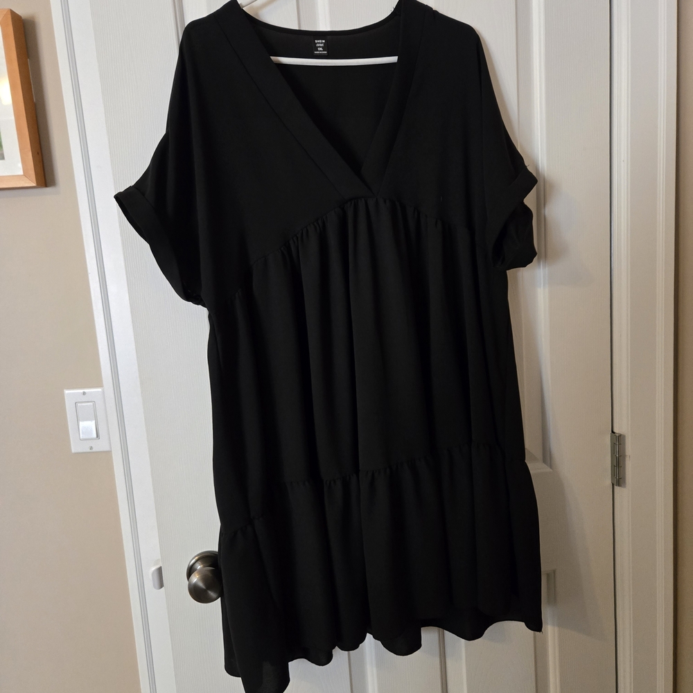SHEIN Black Baby Doll Style Dress - 1XL